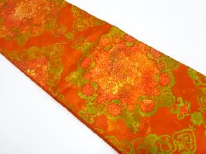 アンティーク　華紋織り出し袋帯（材料）